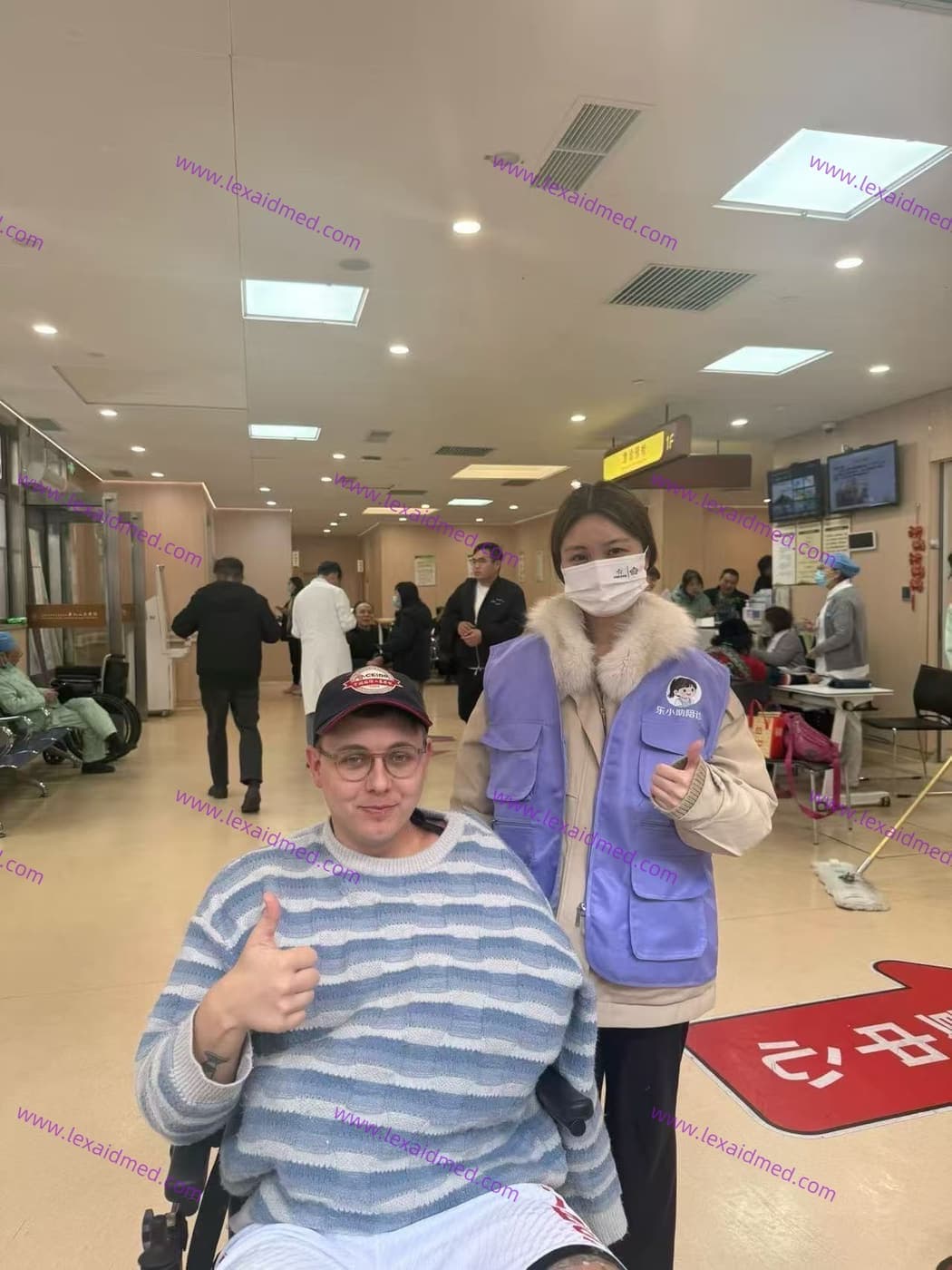 Thumbs-Up in the Hallway: Wheelchair Journey, Shared Victory