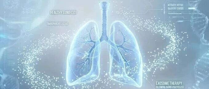 Stem-cell exosome nebulization for the lungs