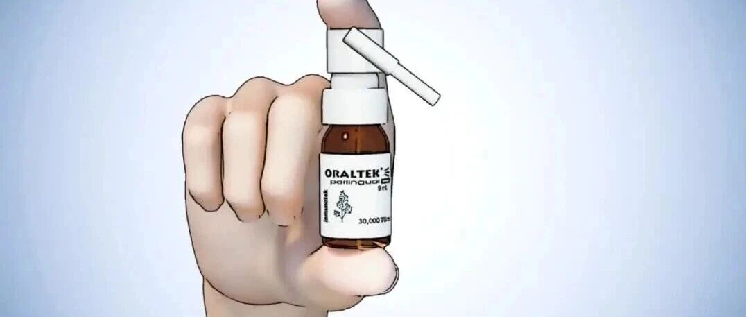 Oraltek sublingual spray illustration